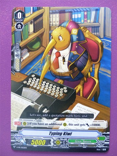 Typing kiwi promo card - promo,