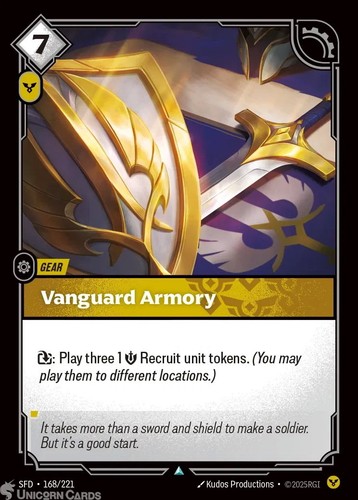 168 221 vanguard - vanguard, armory