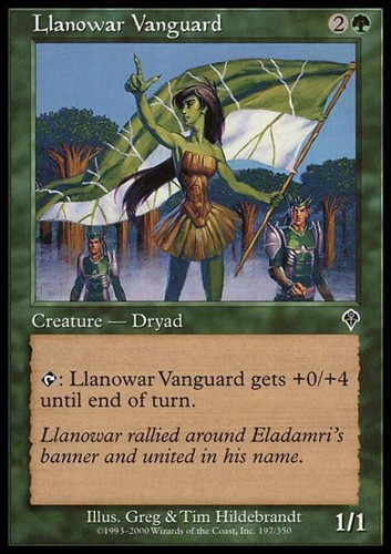 Llanowar vanguard invasion - invasion,
