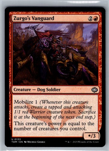 Zurgo vanguard 133 uncommon - 133,