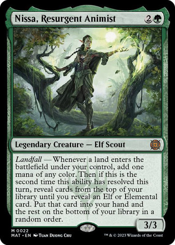 Mtg march of the - -, (mat)