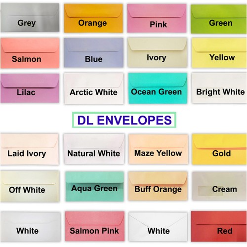 Vanguard coloured envelopes - vanguard, dl